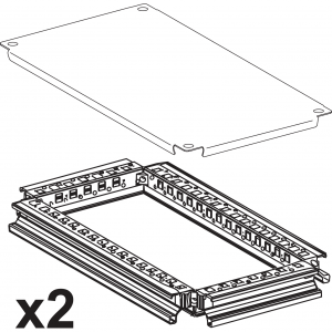 2 Marcos(sup E Inf)+ Techo A300 P500