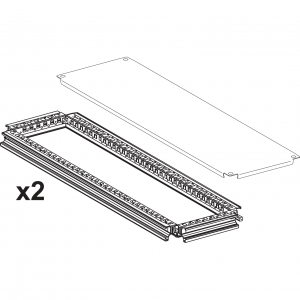 2 Marcos(sup E Inf)+ Techo A300 P800