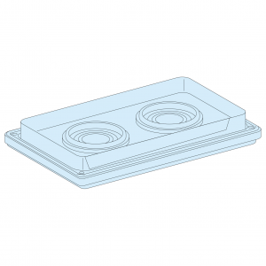Placa Pasacable G IP55,2 Entr. 33-72m