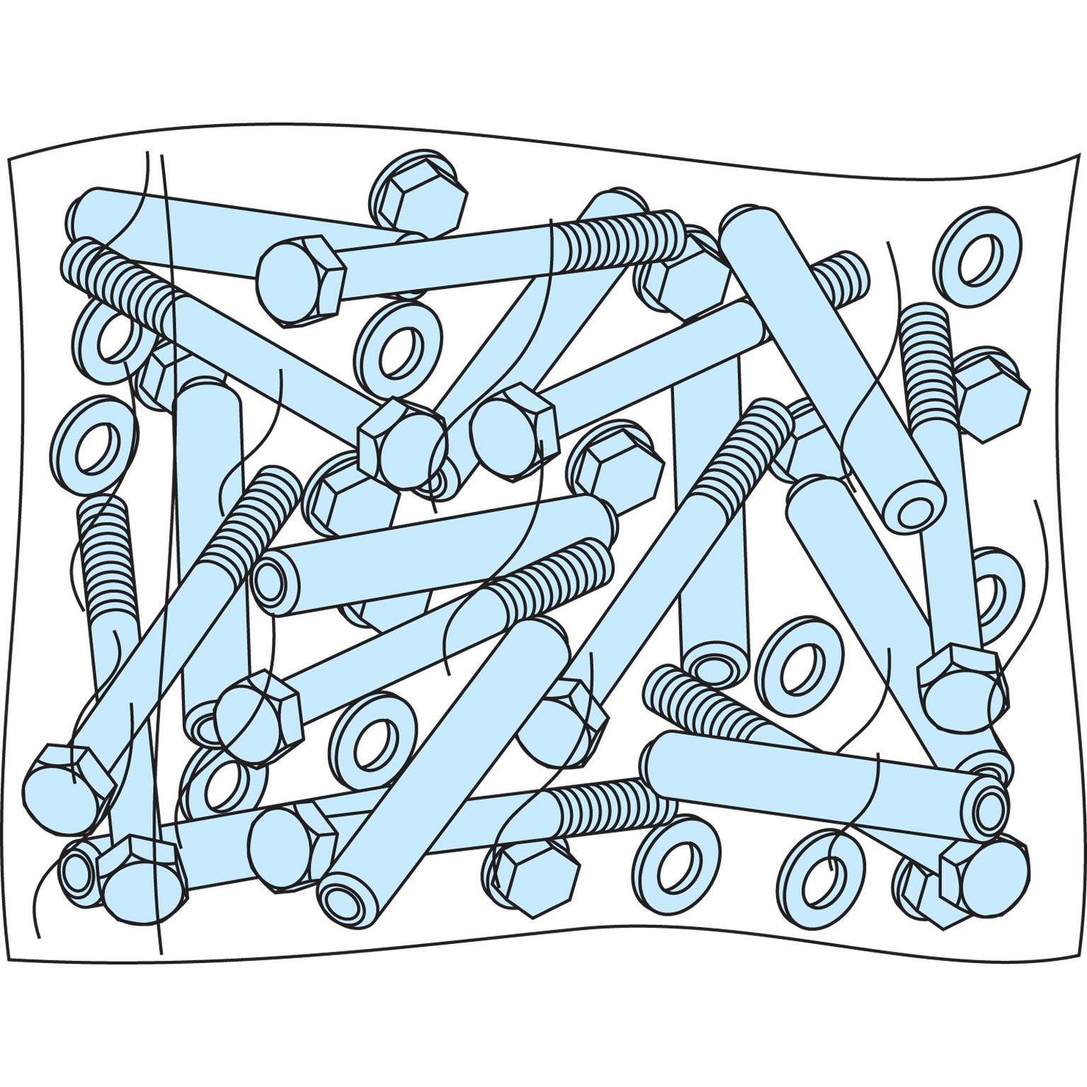 10 Tornillos+Acces. Asoc. Ancho Prisma P