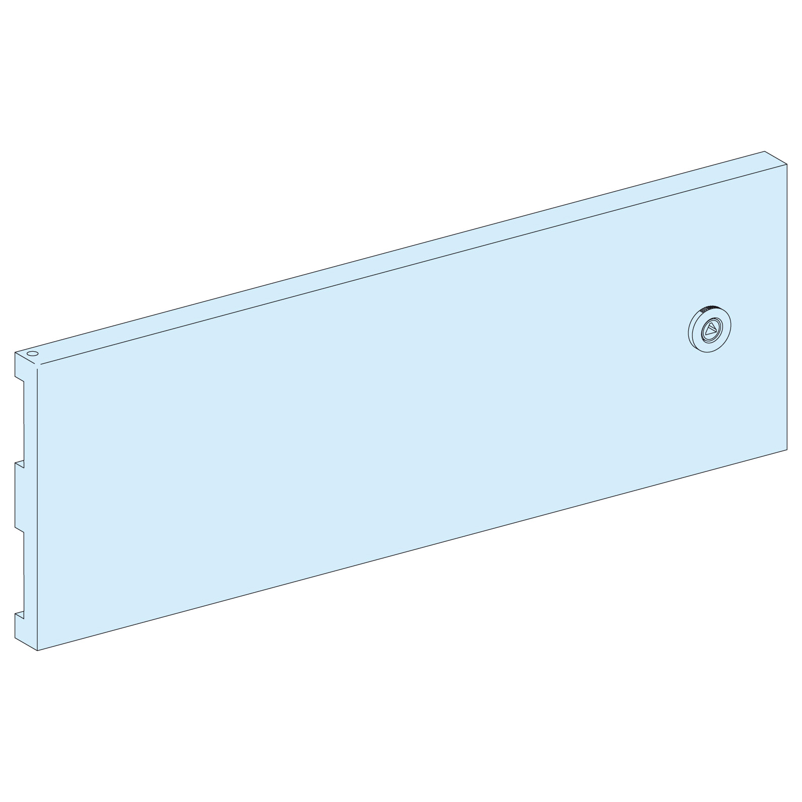 Puerta Parcial G IP55 Plena 4mod, 11-27M