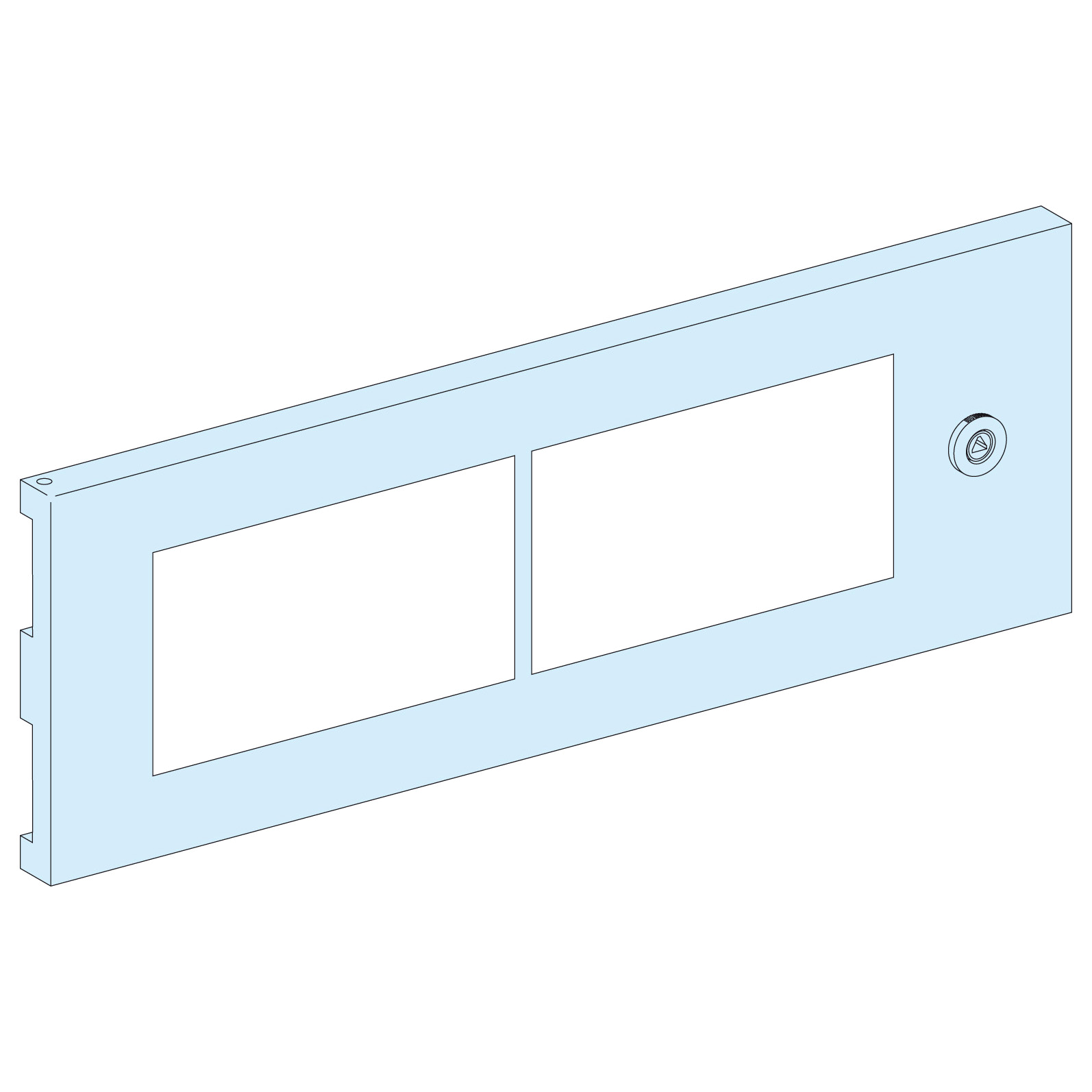 Puerta Parcial G IP55 Perf. 4mod, 11-27M