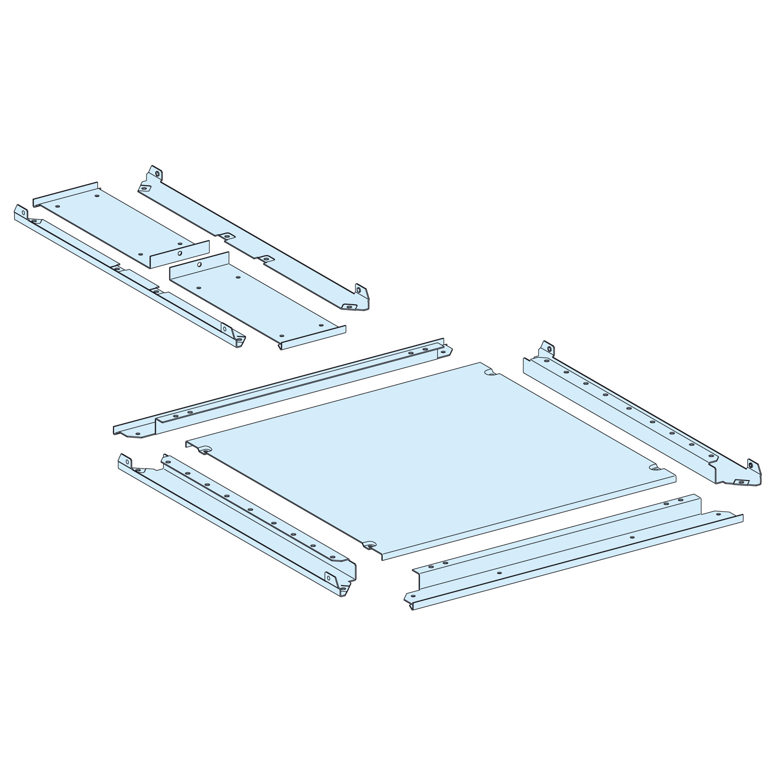 Placa Pasacable P IP55 A650+150mm.P600mm