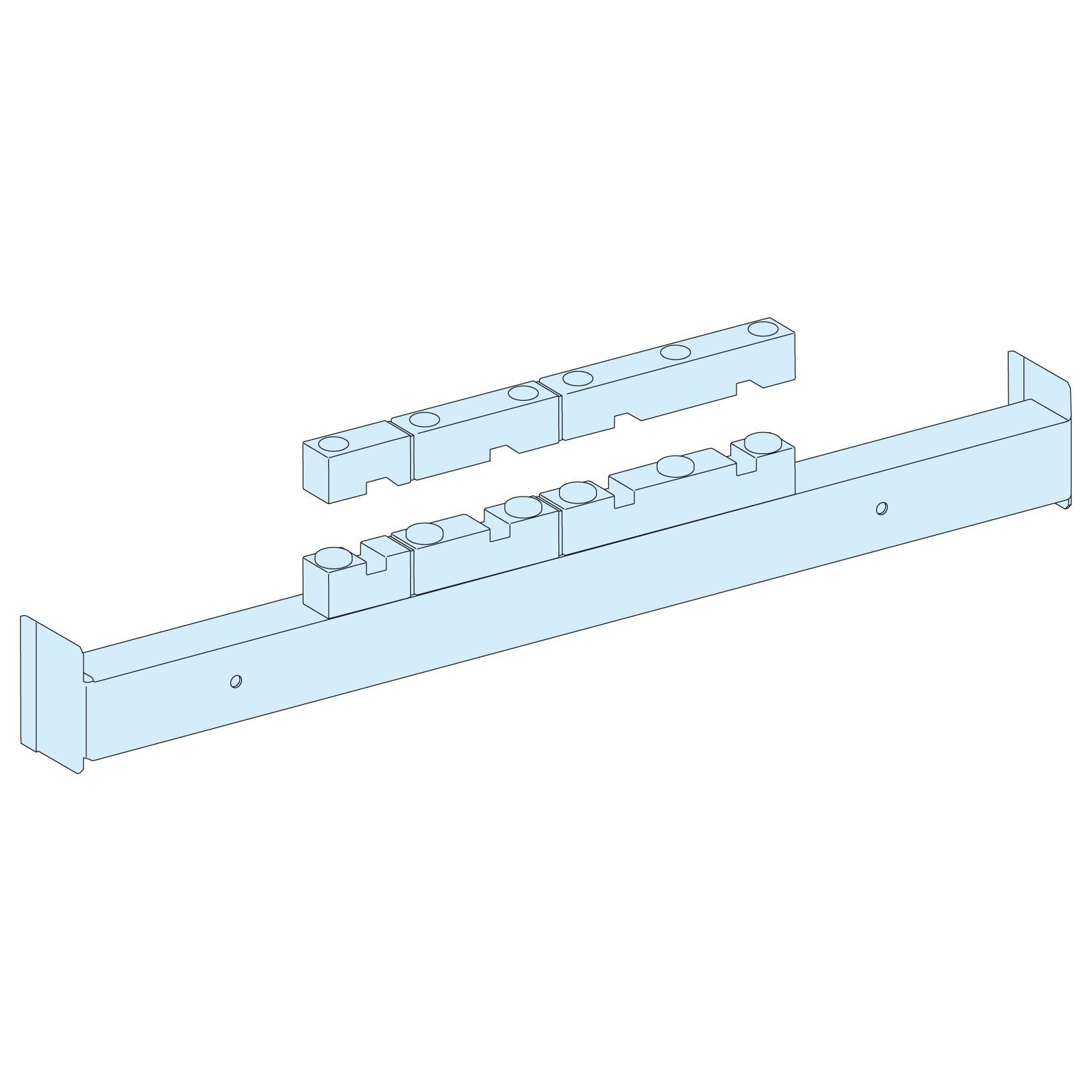 Soporte Prolong. Polos NT Entreje 70mm