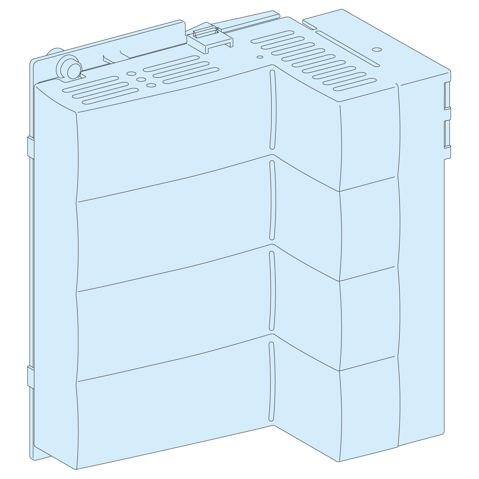 Bloque Conexion NSX400 Hor. A Linergy BW