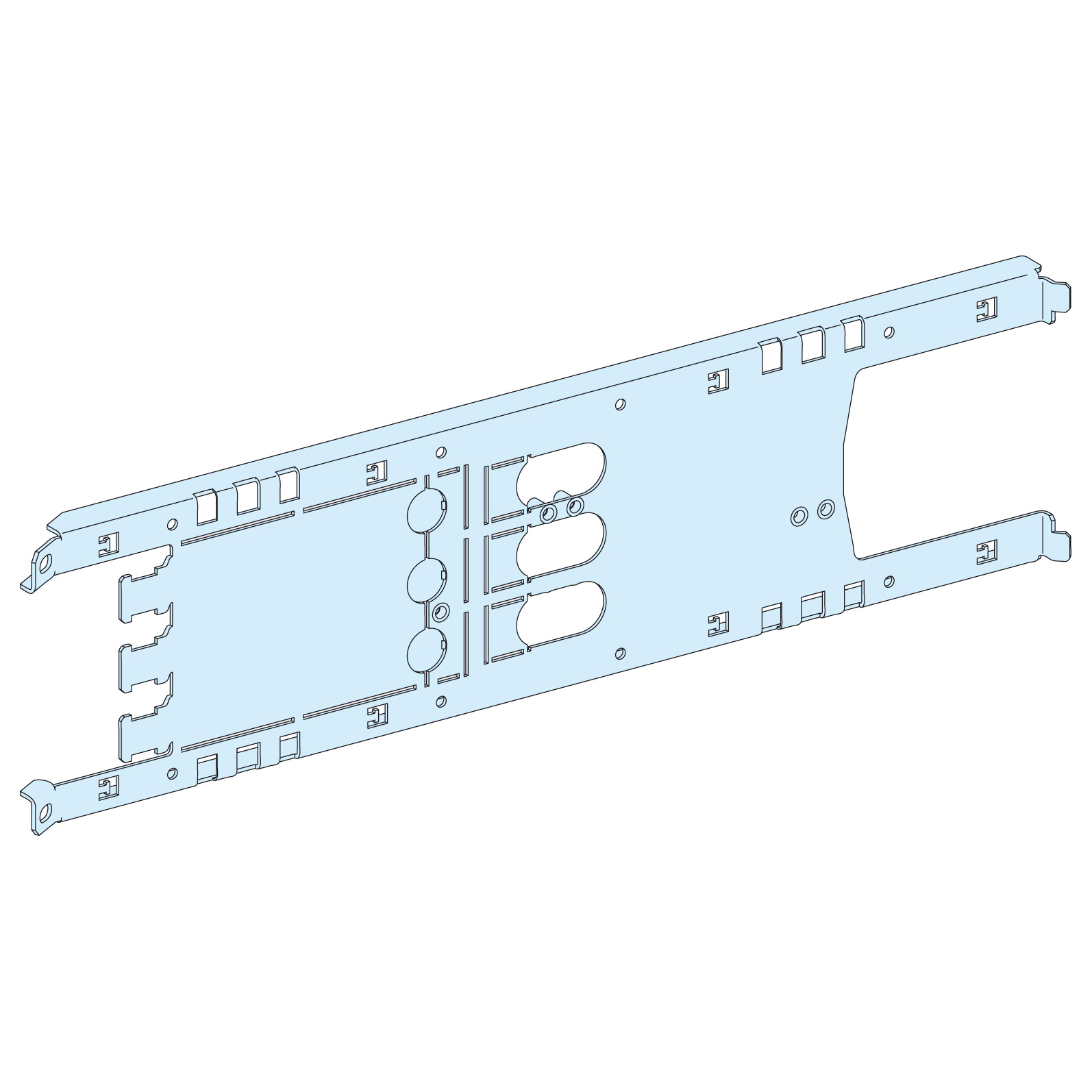 Placa Sop. P NSX-CVS250 Hor.Fijo/Zoc(3P)