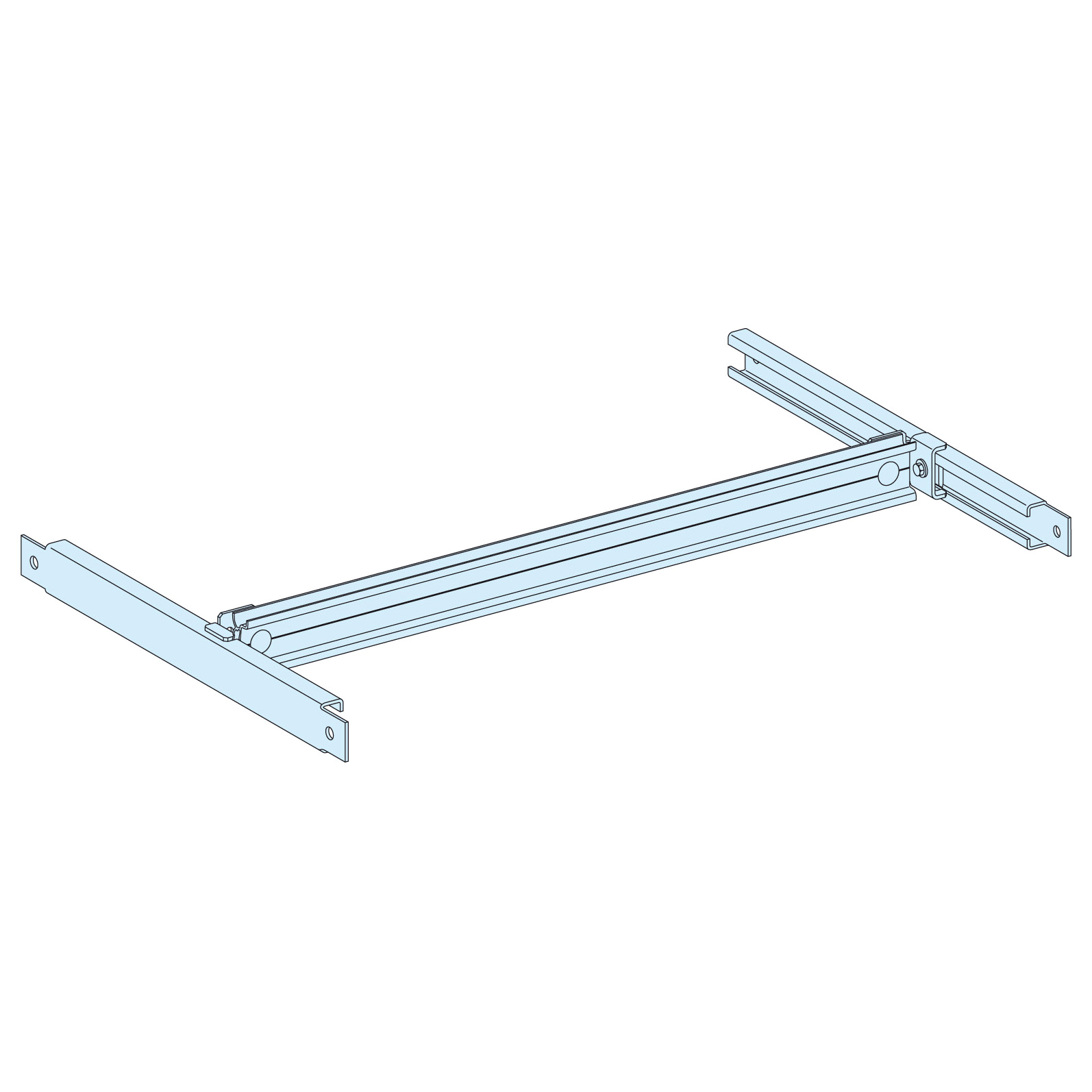 Carril Modular P,regulable En Prof.650mm