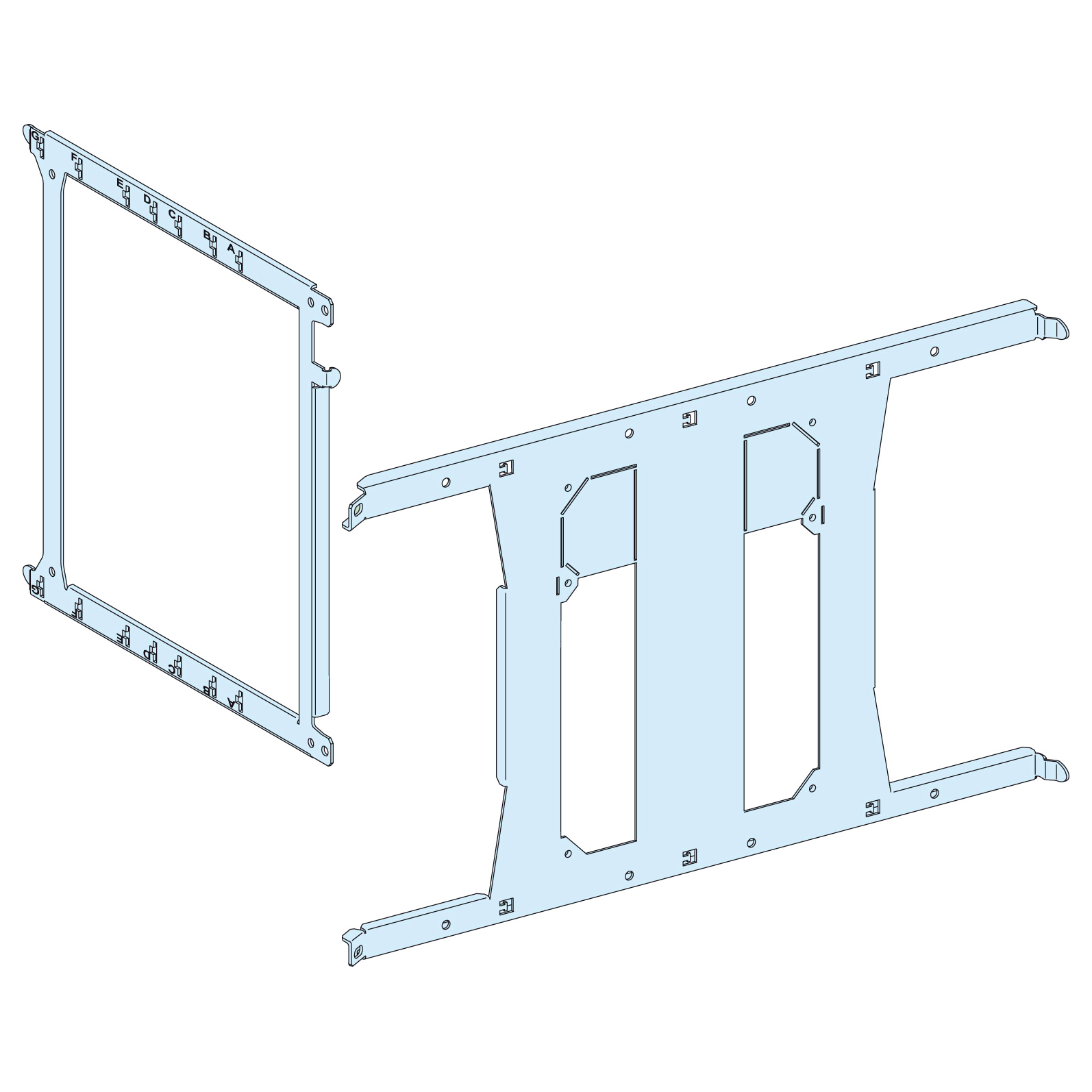 Placa Sop. P NS1000 Hor.Fijo.Man/Rot