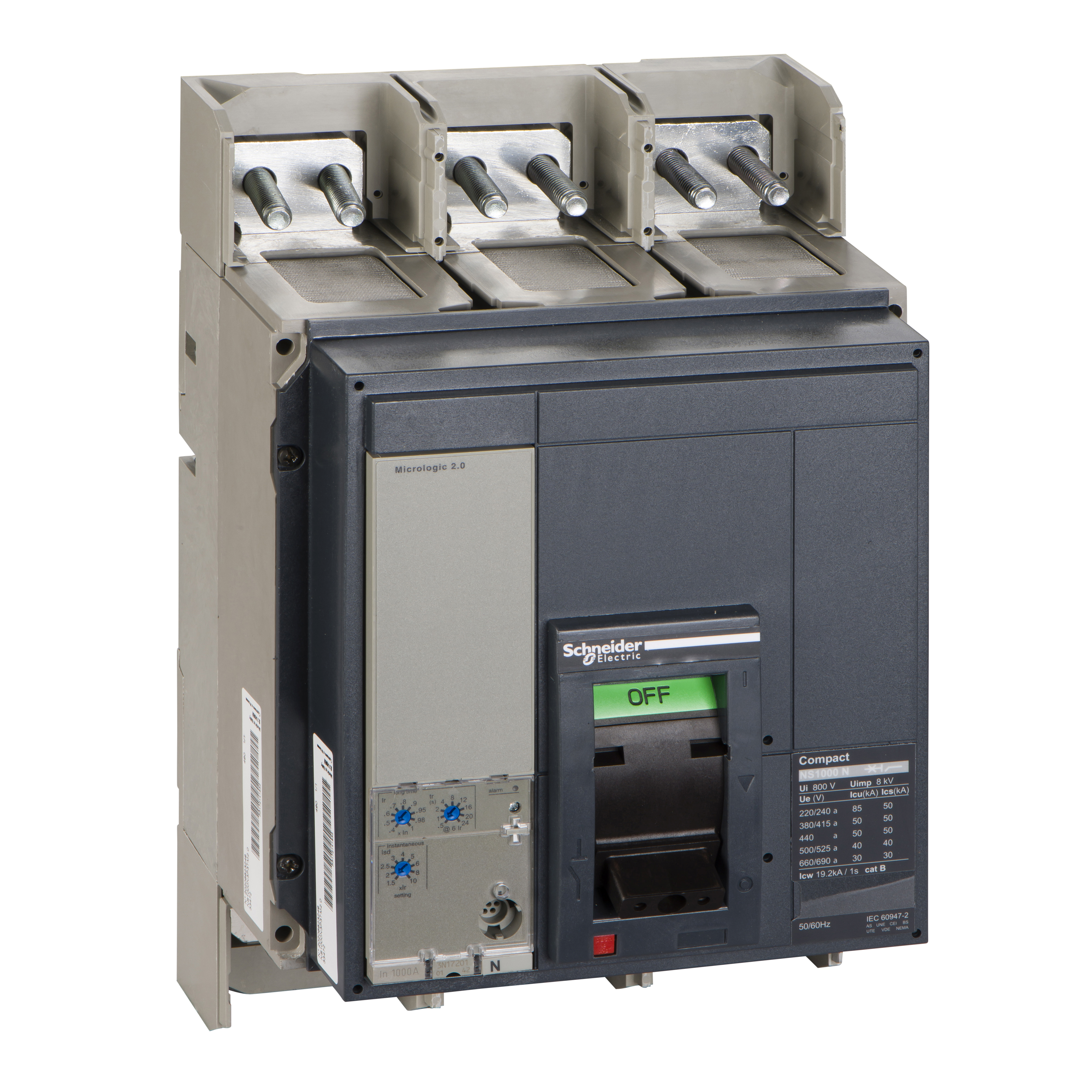 NS 1000N 3P FIJO F.A. MICROLOGIC 2.0