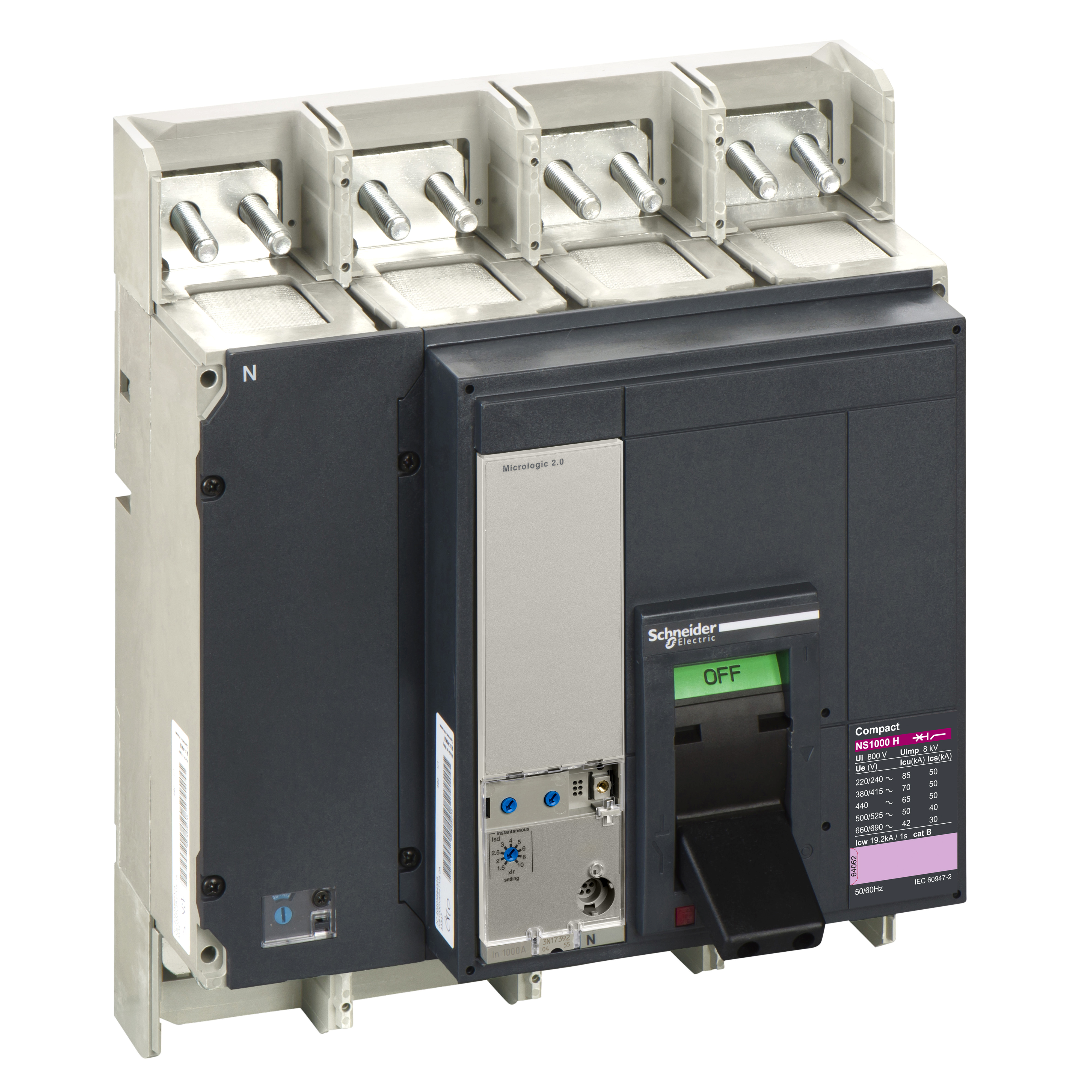 NS1000H 4P FIJO F.A. MICROLOGIC 2.0