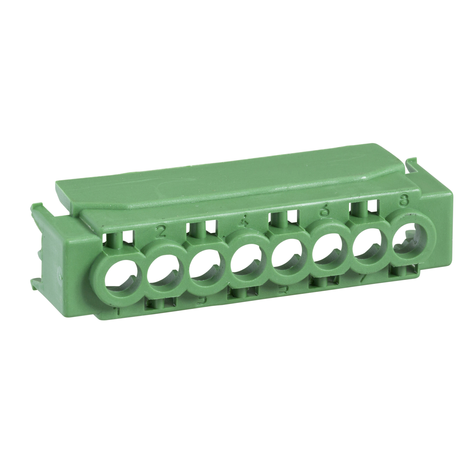 TAPA PROTECC.IP2 BORNES 4y8 AGUJ.VERDE