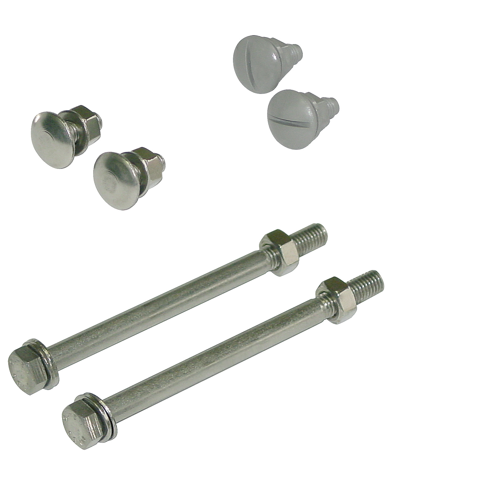 TORNILLO 8×20 C/TUERCA PVC