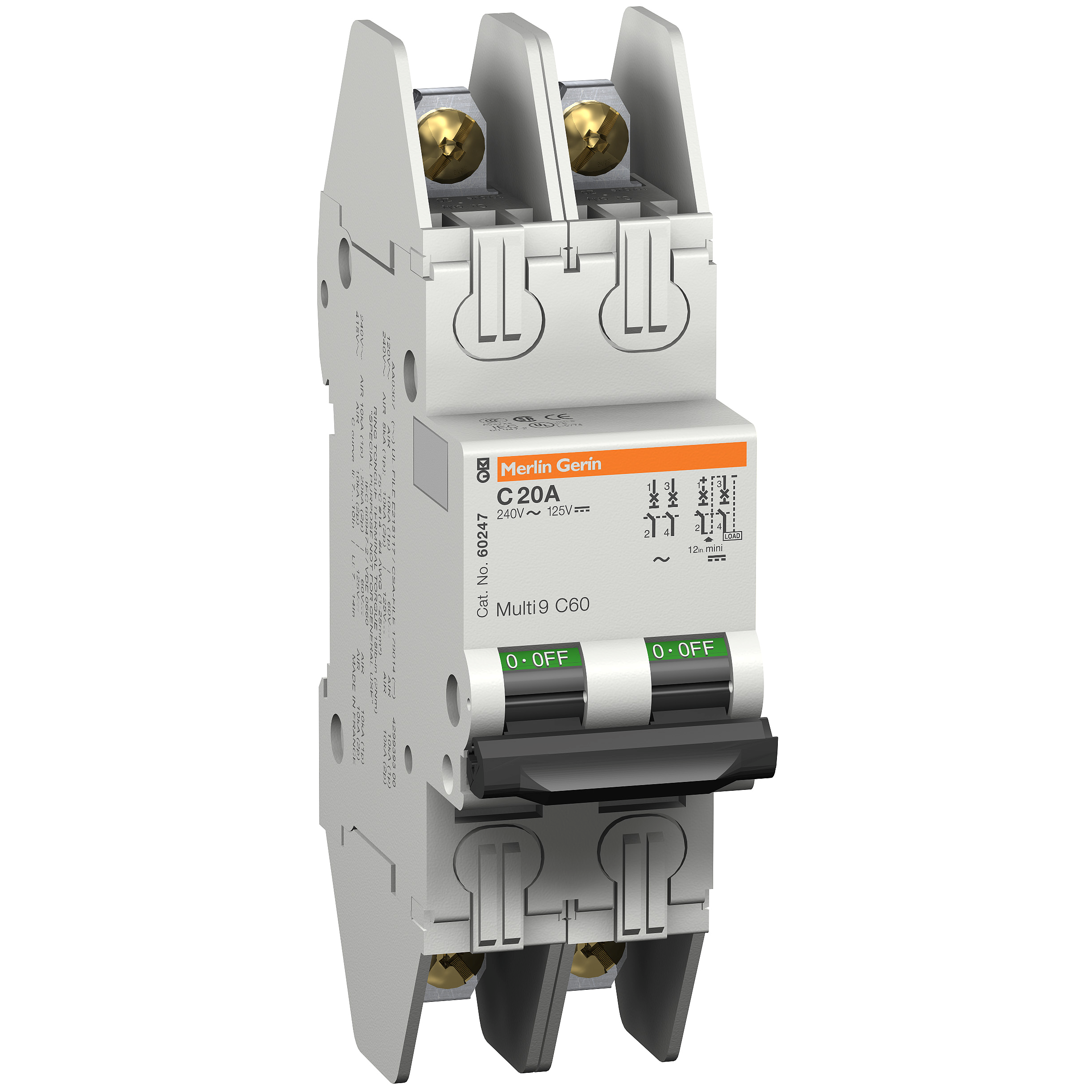 C60 «UL» C 2P 3A