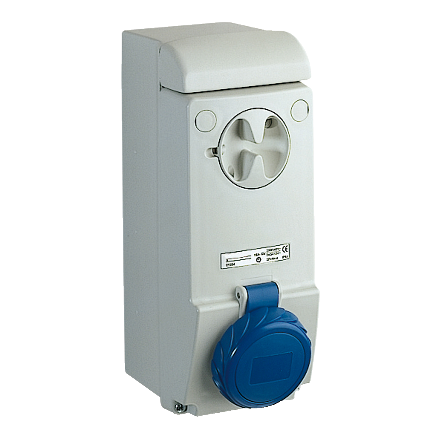 16A 2PT 200-250V Toma Con Int. De Bloque
